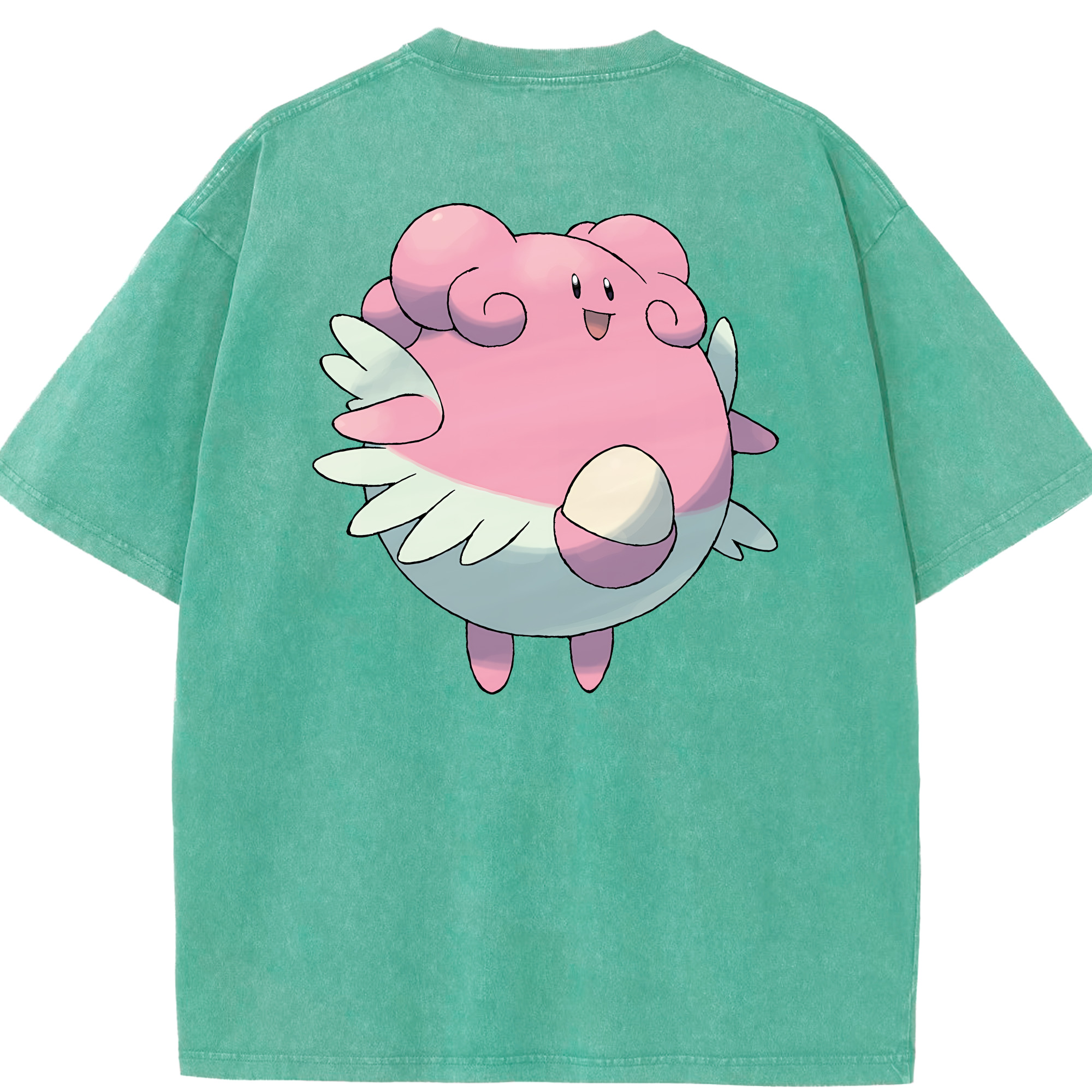 （画像用） ポケットモンスター Pokémon 綿100% ヴィンテージ風 半袖Tシャツ（背面プリント）